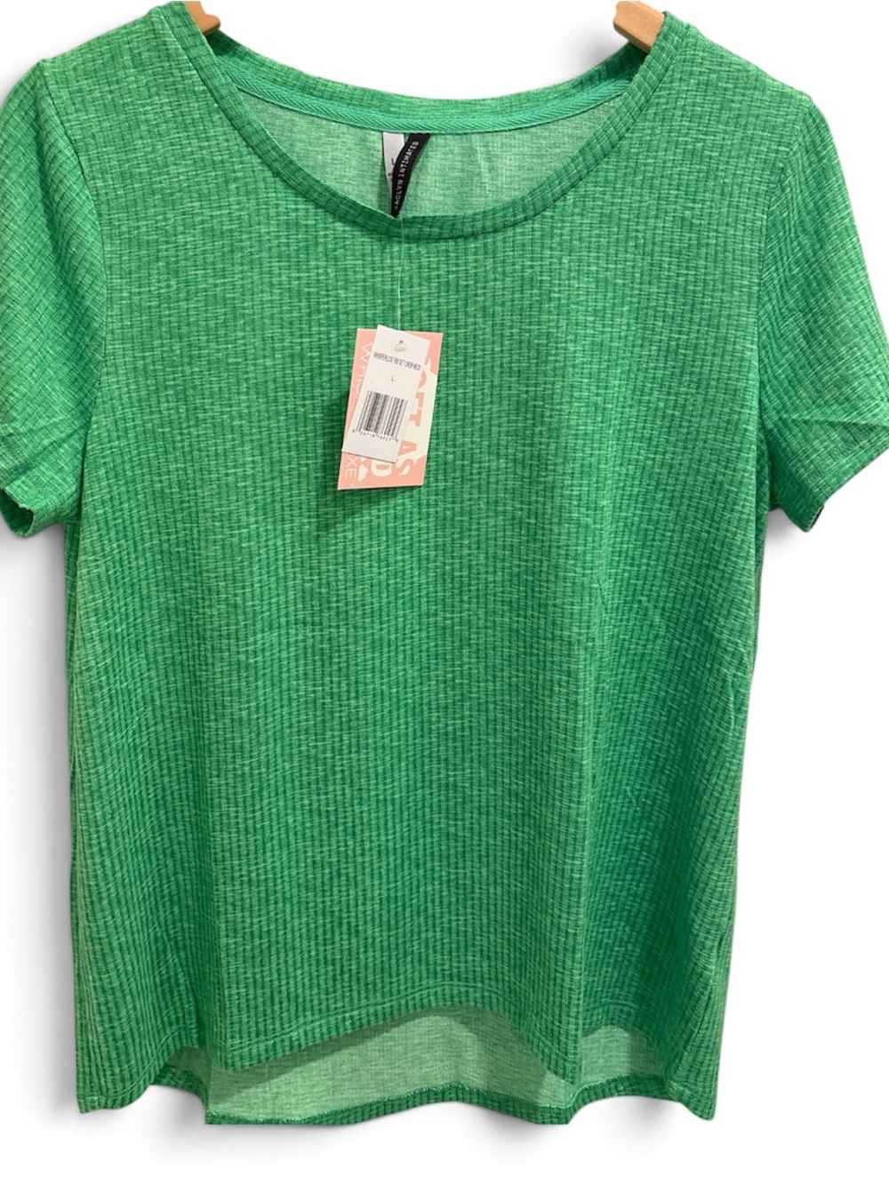 Women's Green Short Sleeve and jogger pants lounge set.